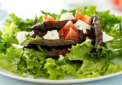 Grilled Portobello Salad with Goat Cheese