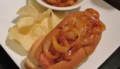 New York-Style Hot Dog Onions
