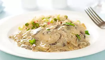 Chicken with Shiitake Mushroom Sauce