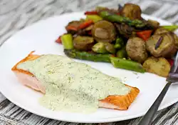 Salmon in Dill Sauce