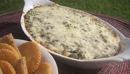 Hot Spinach and Asiago Dip