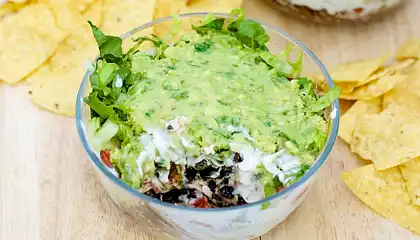 7 Layer Tortilla Chip Dip