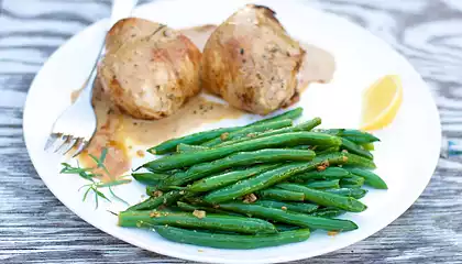 Dry Sauteed Green Beans