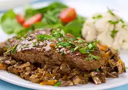 Salisbury Steaks with Mushroom Sauce