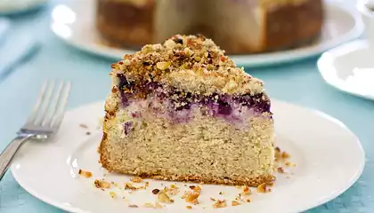 Blueberry Cream Cheese Coffee Cake