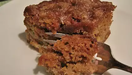 Easy Delicious Rhubarb Cake