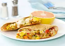 Sweet Potato, Zucchini and Tomato Quesadillas