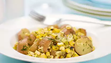 Dilled Potato and Grilled Corn Salad
