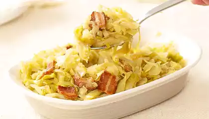 Fried Cabbage and Bacon