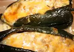 Chicken Stuffed Poblano Peppers