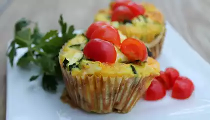 Zucchini Quiche Cups