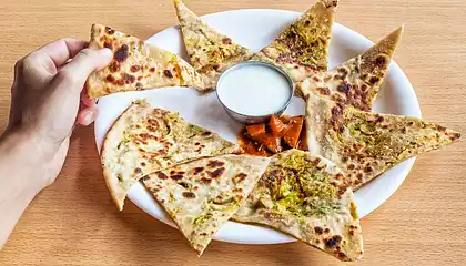 Aloo Mathar Paratha  (Sides)