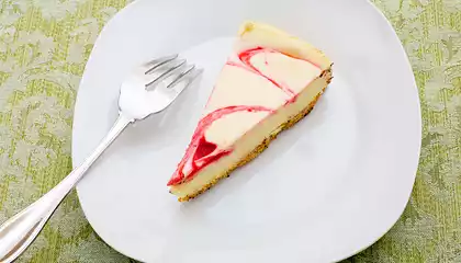 White Chocolate Raspberry Cheesecake 