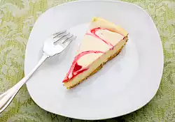 White Chocolate Raspberry Cheesecake 