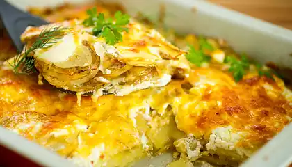 Easy Cheesy Scalloped Potatoes