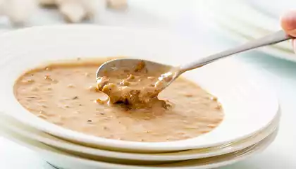 Sherry Cream of Mushroom Soup