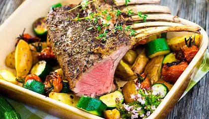 Roasted Rack of Lamb