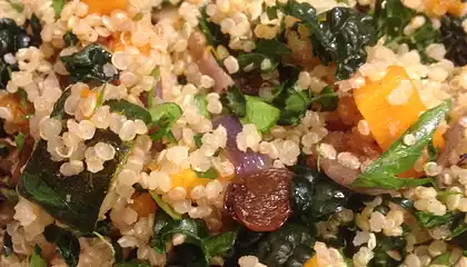 Quinoa, Butternut Squash and Kale Salad