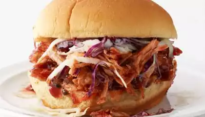 Slow-Cooker Pulled Pork Sandwiches