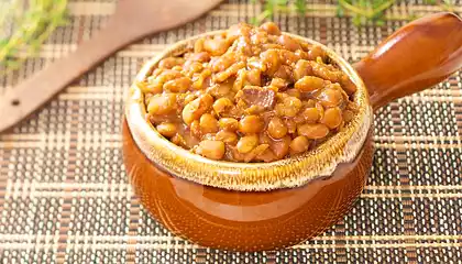 Slow cooker Baked Beans