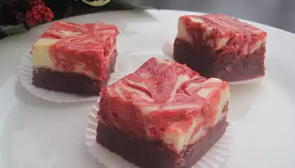 Red Velvet Cheesecake Swirl Brownies