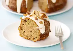Fresh Apple Cake with Caramel and Walnuts
