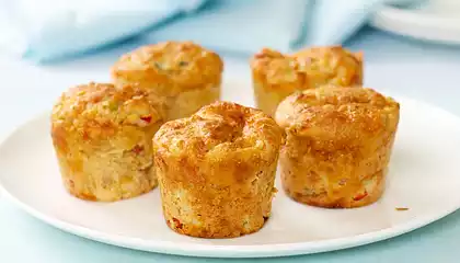 Yummy Cheese Muffins (Healthier Version)