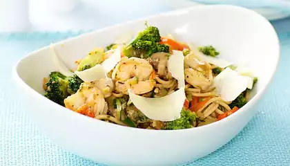 Pasta with Shrimp and Vegetables