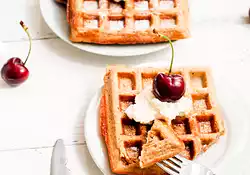 Berrie Good Waffles (Whole Wheat Waffles)