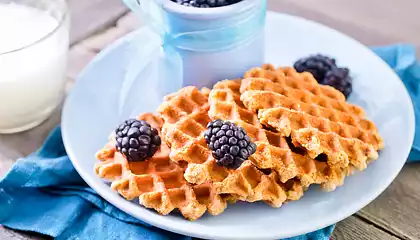 Buttermilk Sourdough Waffles