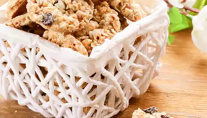 Chewy Oatmeal Trail Mix Cookies