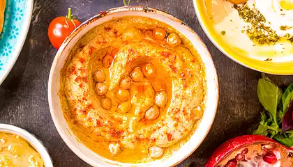 New Delhi-Style Chick Pea Hummus