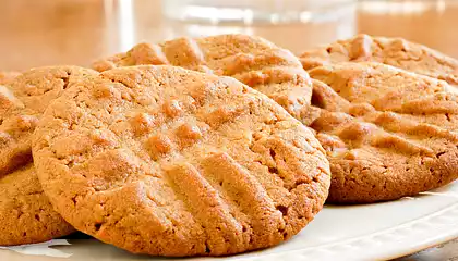 Crisp Peanut Butter Cookies