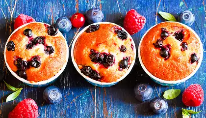 Double Berry Muffins