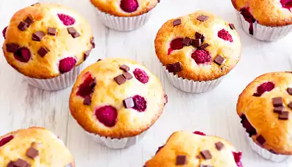 Chocolate Raspberry Muffins