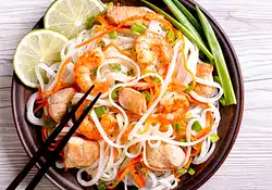 Pad Thai Stir-Fried Rice Ribbon Noodles