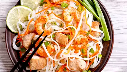 Pad Thai Stir-Fried Rice Ribbon Noodles