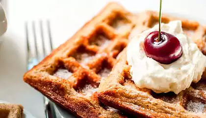 Breakfast Whole Wheat Waffles