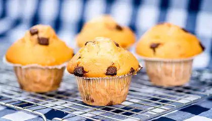 Low-Fat Nilla-Nana Chocolate Chip Muffins