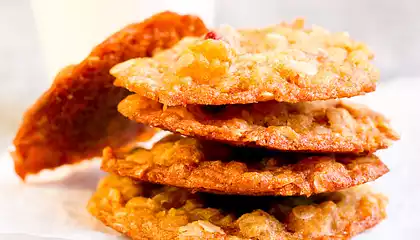 Nutty Oatmeal Raisin Cookies