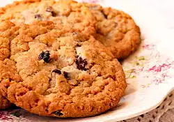 Quick Oatmeal Raisin Cookies