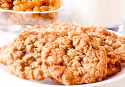 Yummy Raisin Oatmeal Cookies