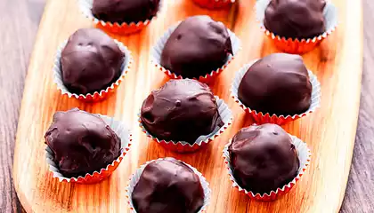 Bittersweet Chocolate Coated Truffles