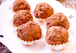 Mint-Chocolate Truffles (Lowfat)