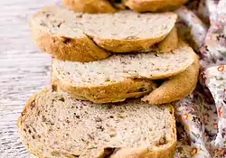Pecan Whole Wheat Rye Bread
