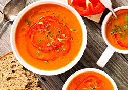 Roasted Red Bell Pepper Soup