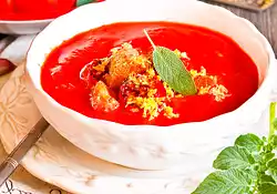 Chilly Tomato Bisque Soup