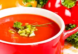 Roasted Carrot and Red Pepper Soup