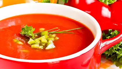 Roasted Carrot and Red Pepper Soup