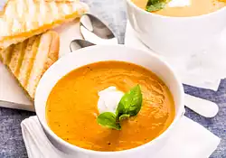 Roasted Yellow Pepper Soup